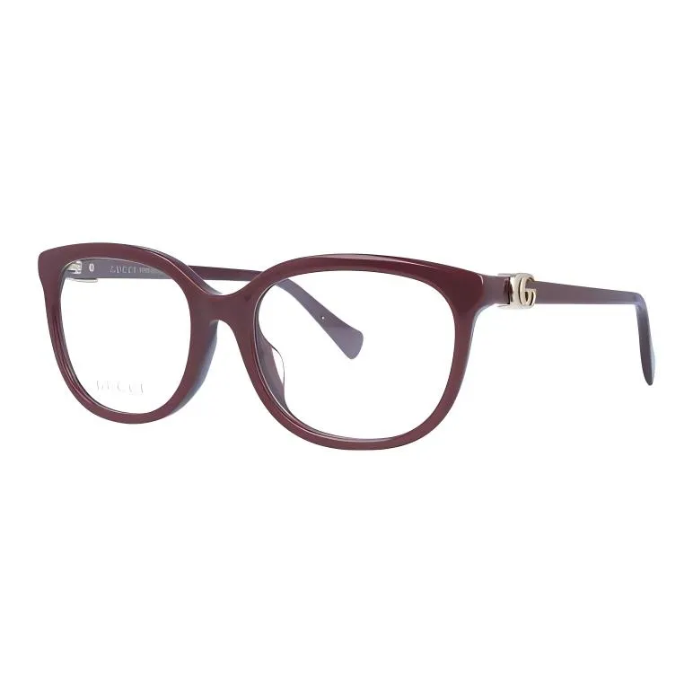 GUCCI Eyeglass Frames Women's Red Brown