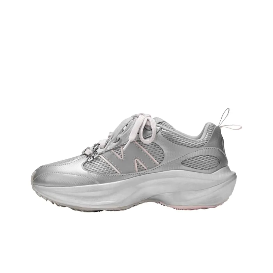 New Balance x GANNI Wrpd Runner Low-Top Casual Shoes Women's Silver