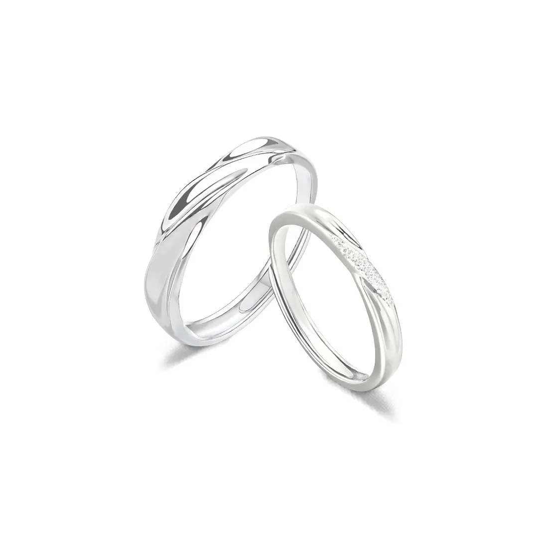 FANFRI Sterling Silver Rings Unisex Birthday Anniversary Gift Confession Box