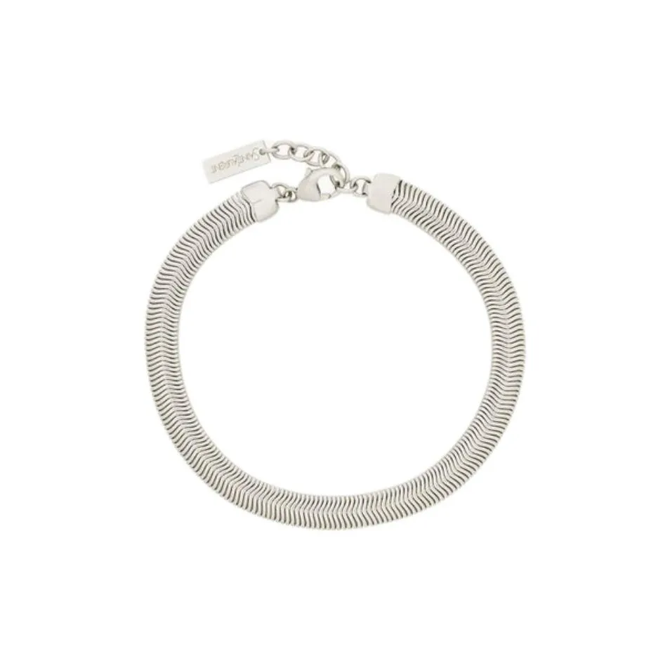 SAINT LAURENT Metal Bracelets Unisex Silver