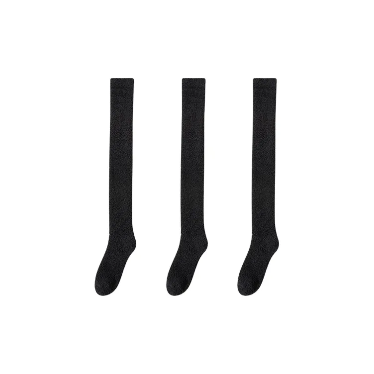 Cheemy Free Бедро высокие носки женские 3 упаковки черный