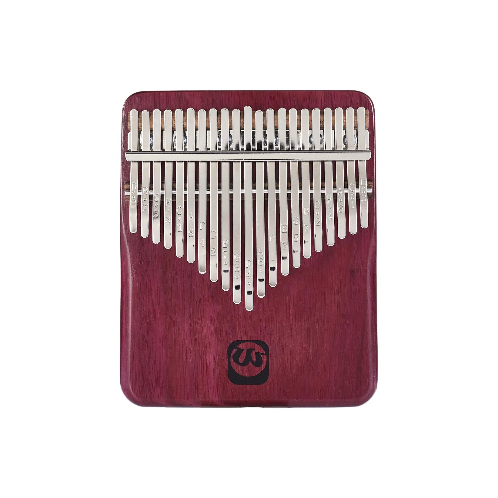 WOERTEYUEQI Purple Huanghuali Style 21 Tone Kalimba Thumb Piano