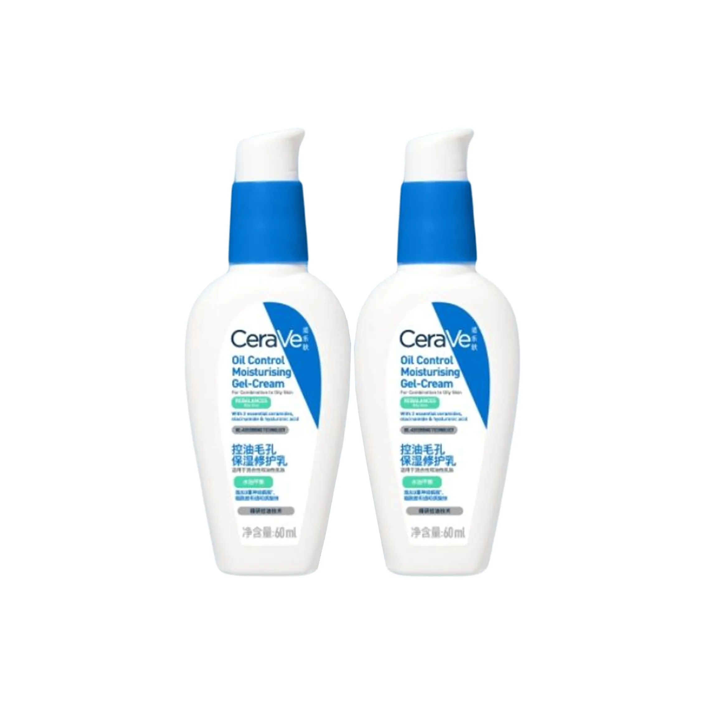 CeraVe Oil Control Увлажняющий лосьон для пор Восстанавливающий Увлажняющий и гидратирующий 60 мл 60 мл*2