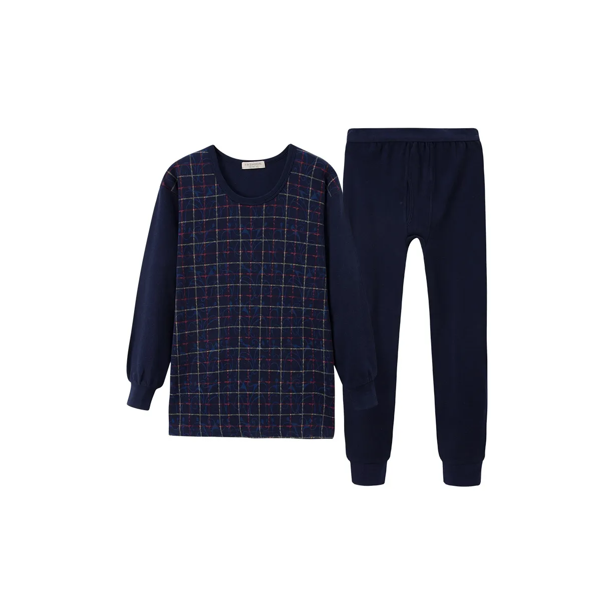 Удобный и освежающий термокостюм для мужчин темно-синий