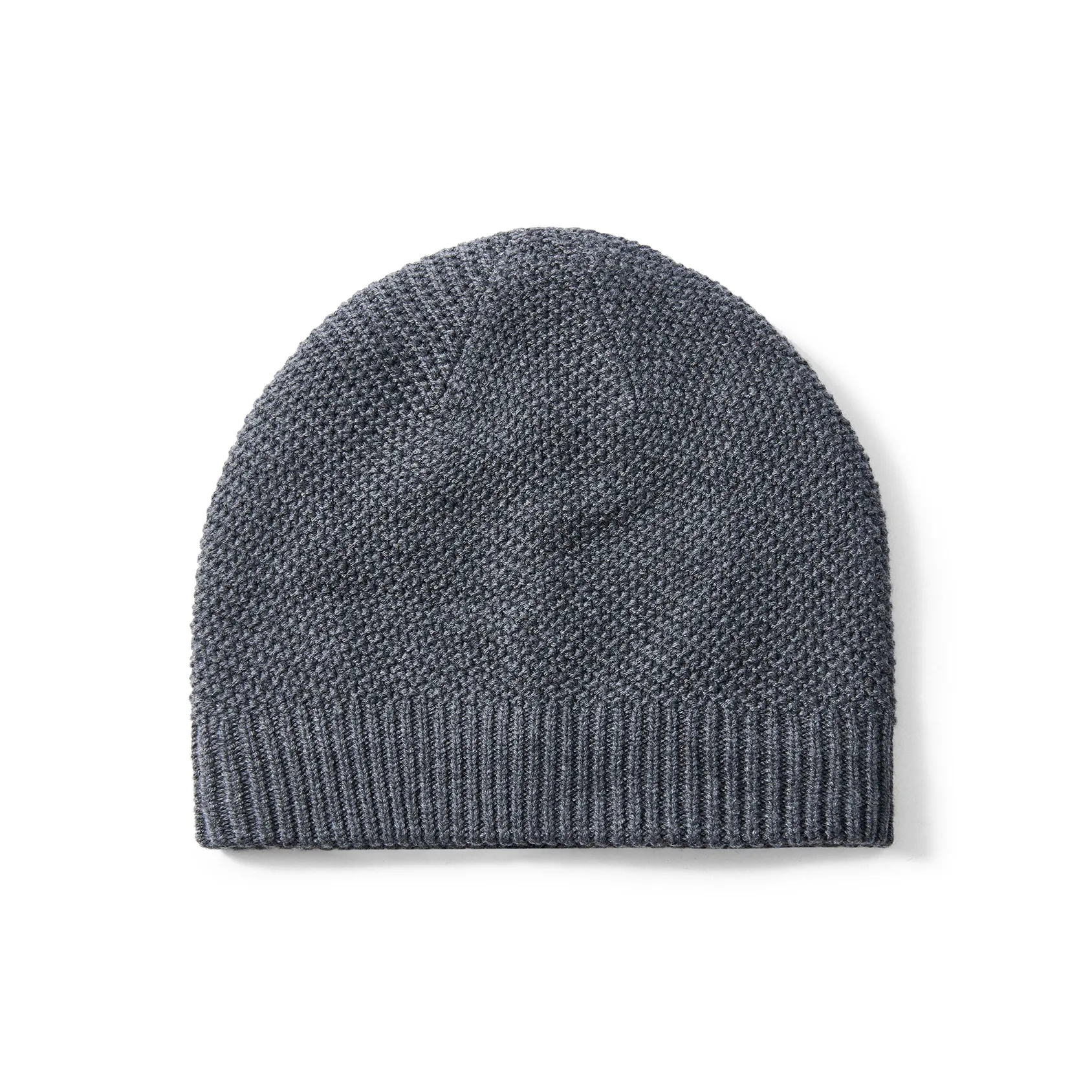 SEPTWOLVES Wool Beanie Outdoor Sports Running Cycling Cold Cap Travel WO Unisex Black/Dark Gray