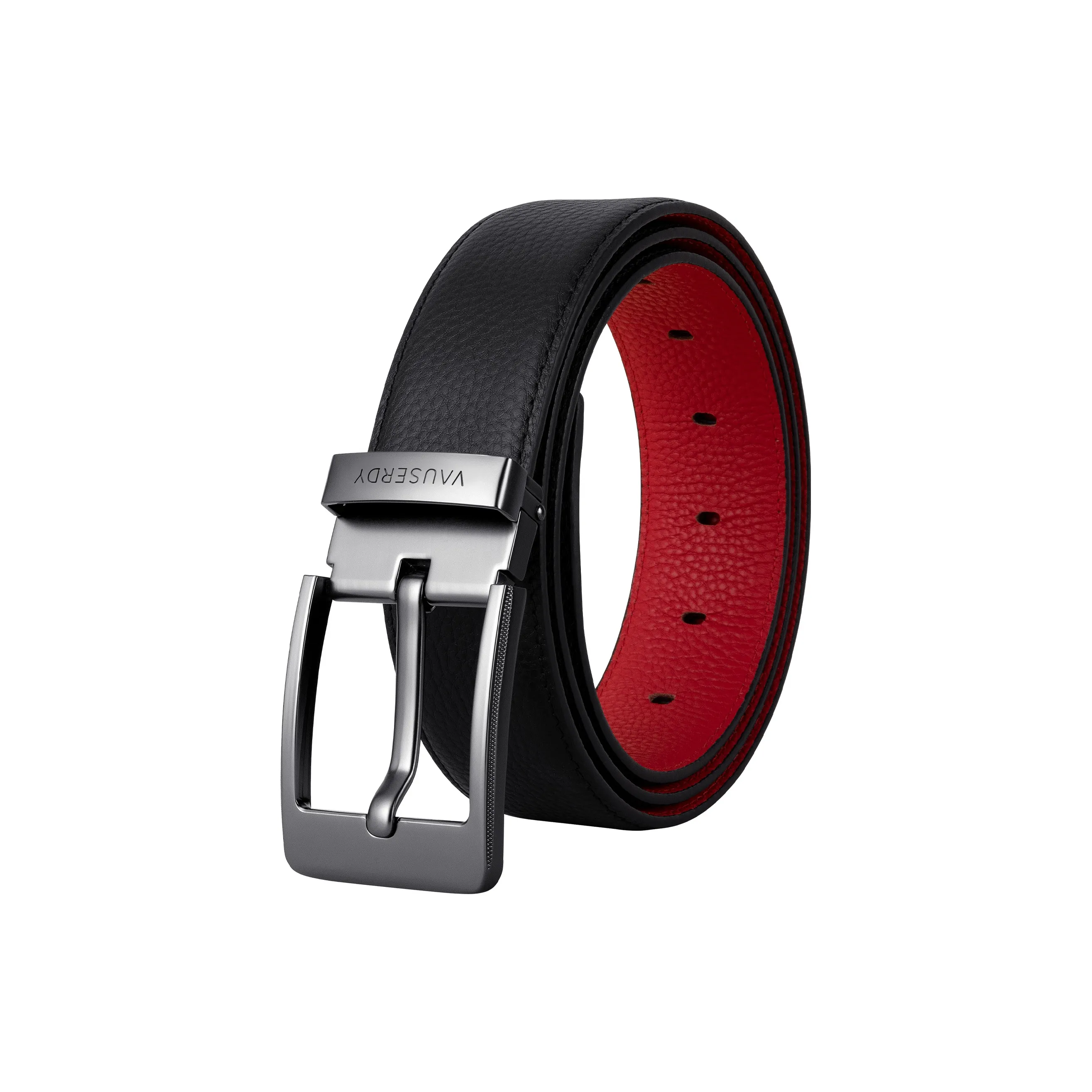 VAUSERDY Ремни из лощеной коровьей кожи мужские ширина 3,8 см