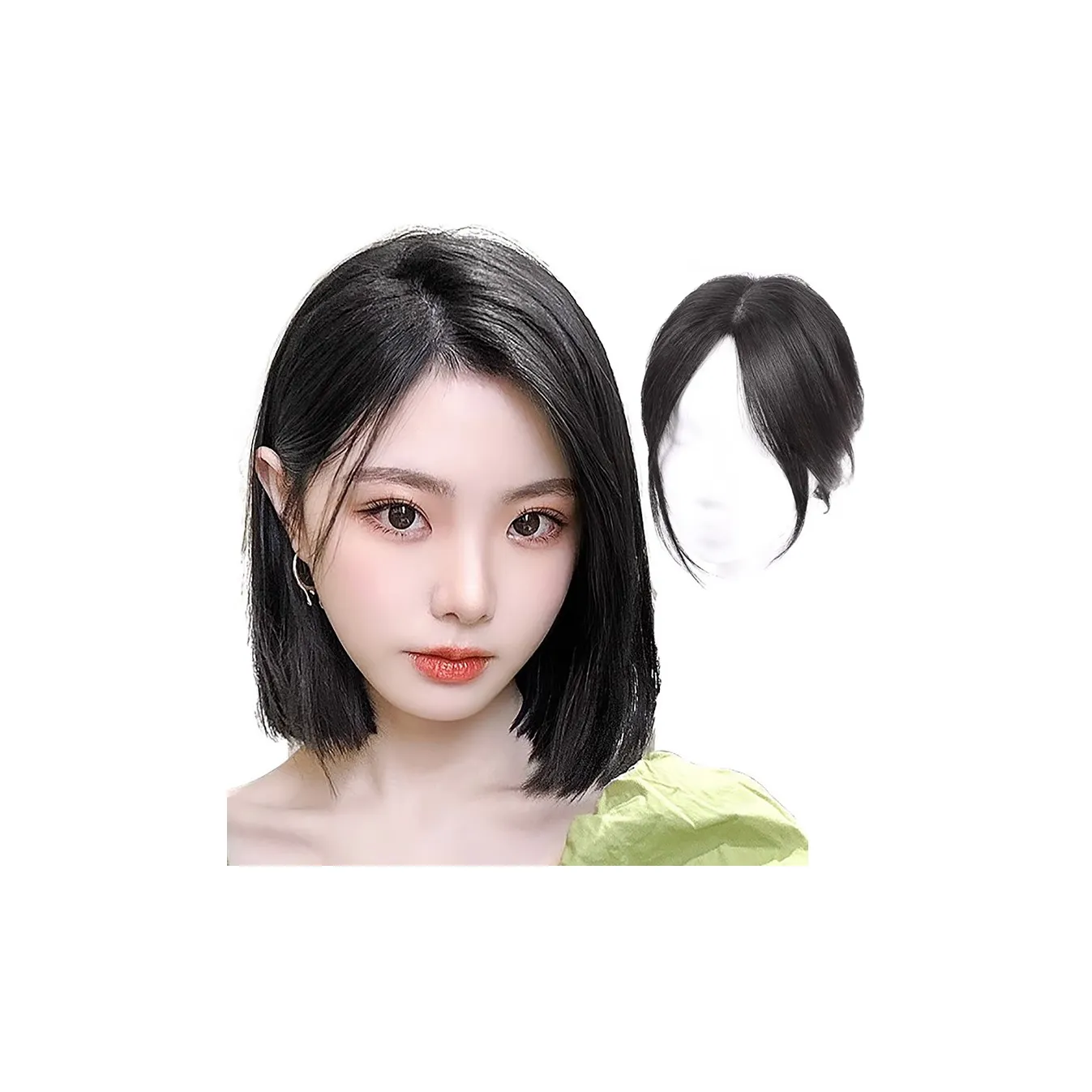 YUNQING Лето Дышащий Черный лебедь Ленты для наращивания волос