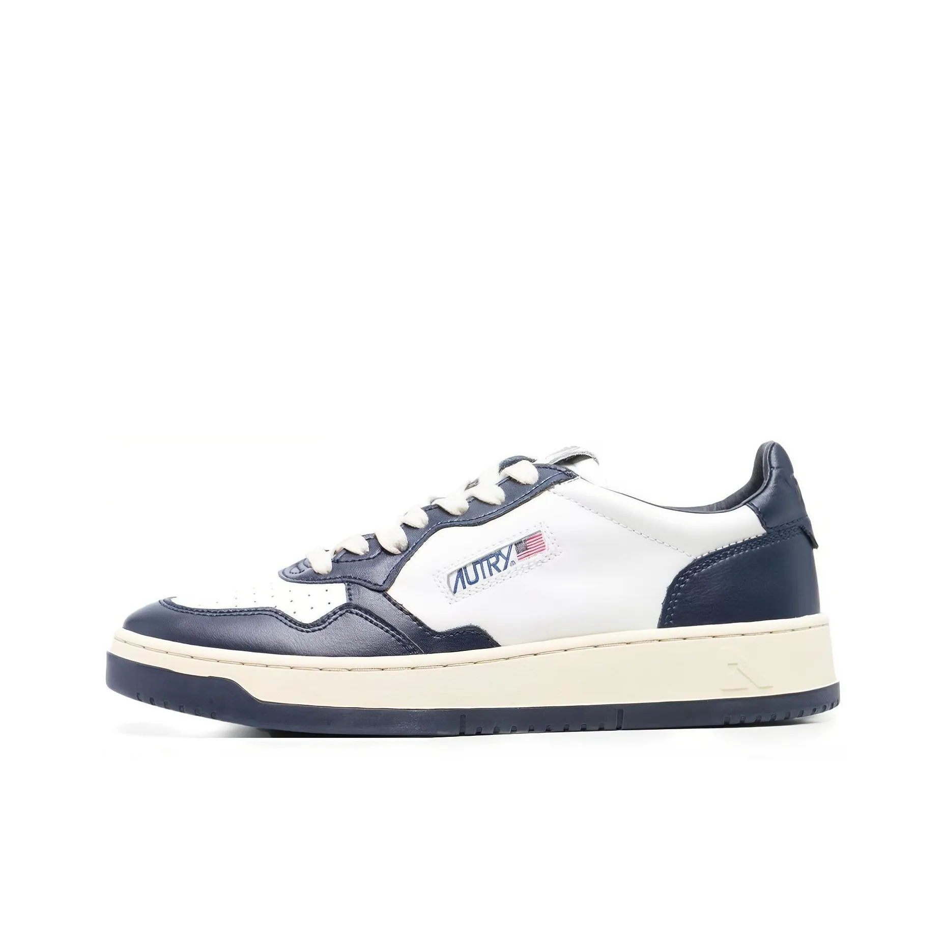 AUTRY Medalist Leather Low White Blue