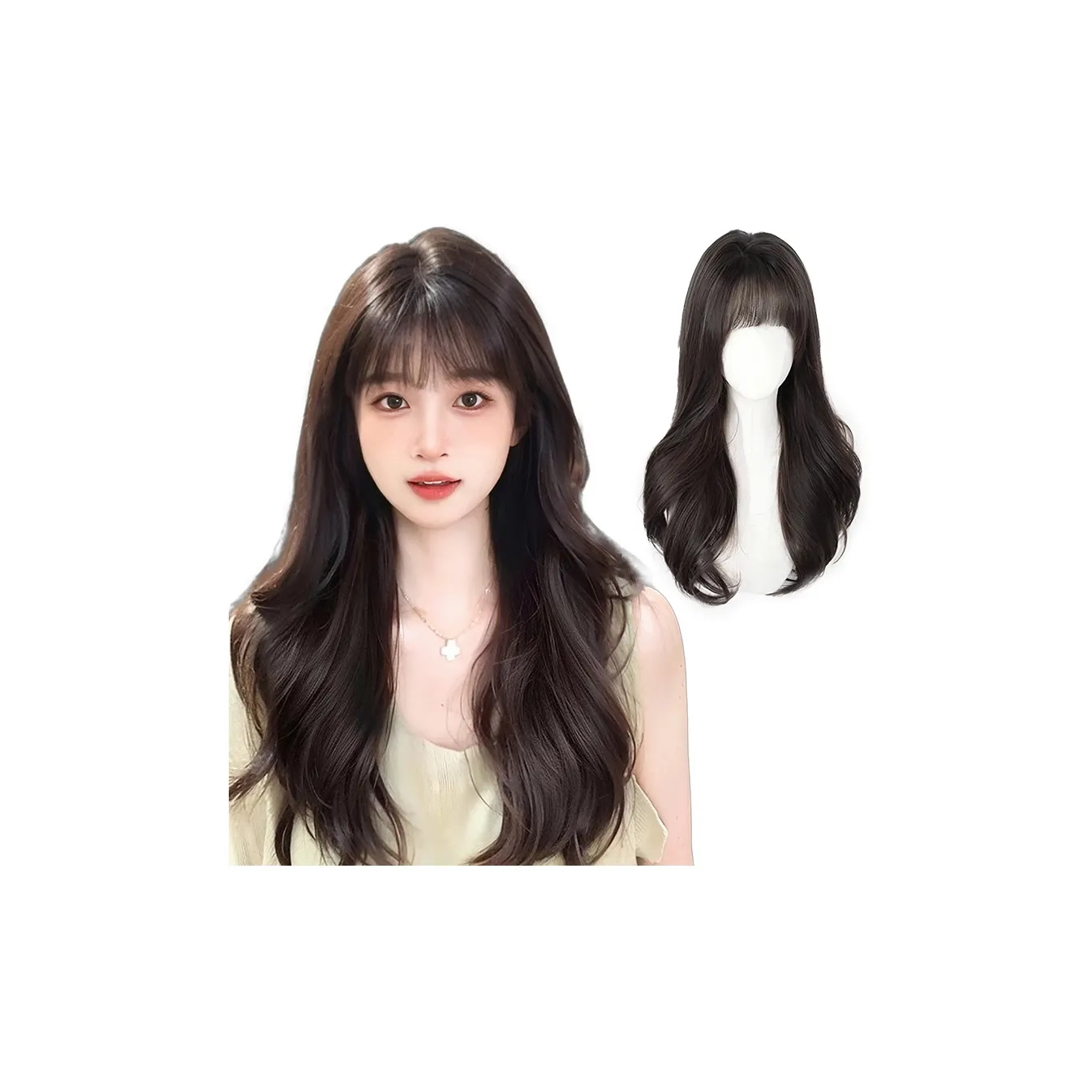 YUNQING Первая любовь Длинная расческа для завивки Парики