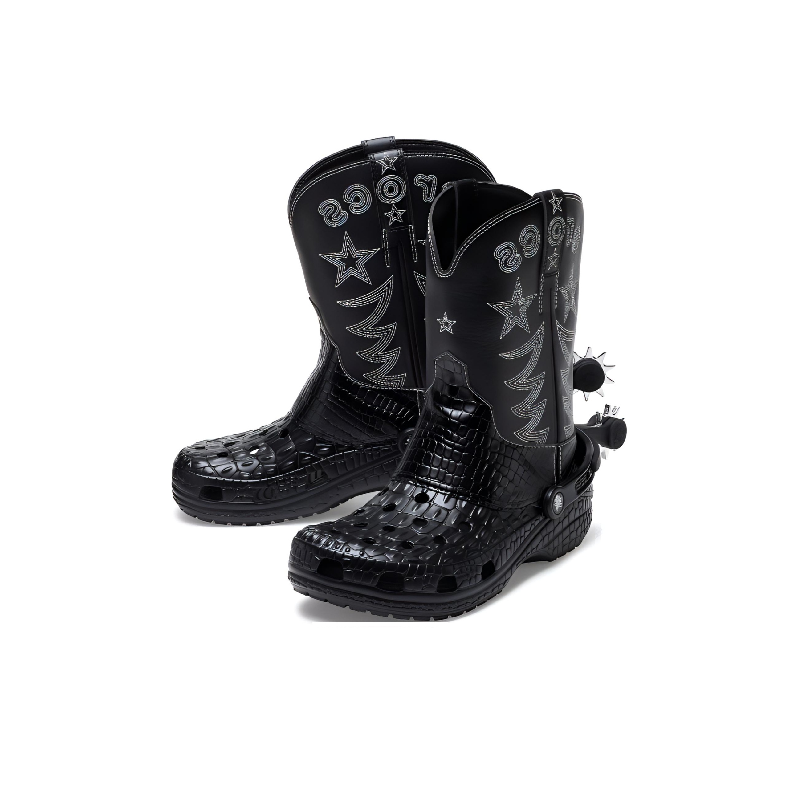 Black non slip cowboy boots online