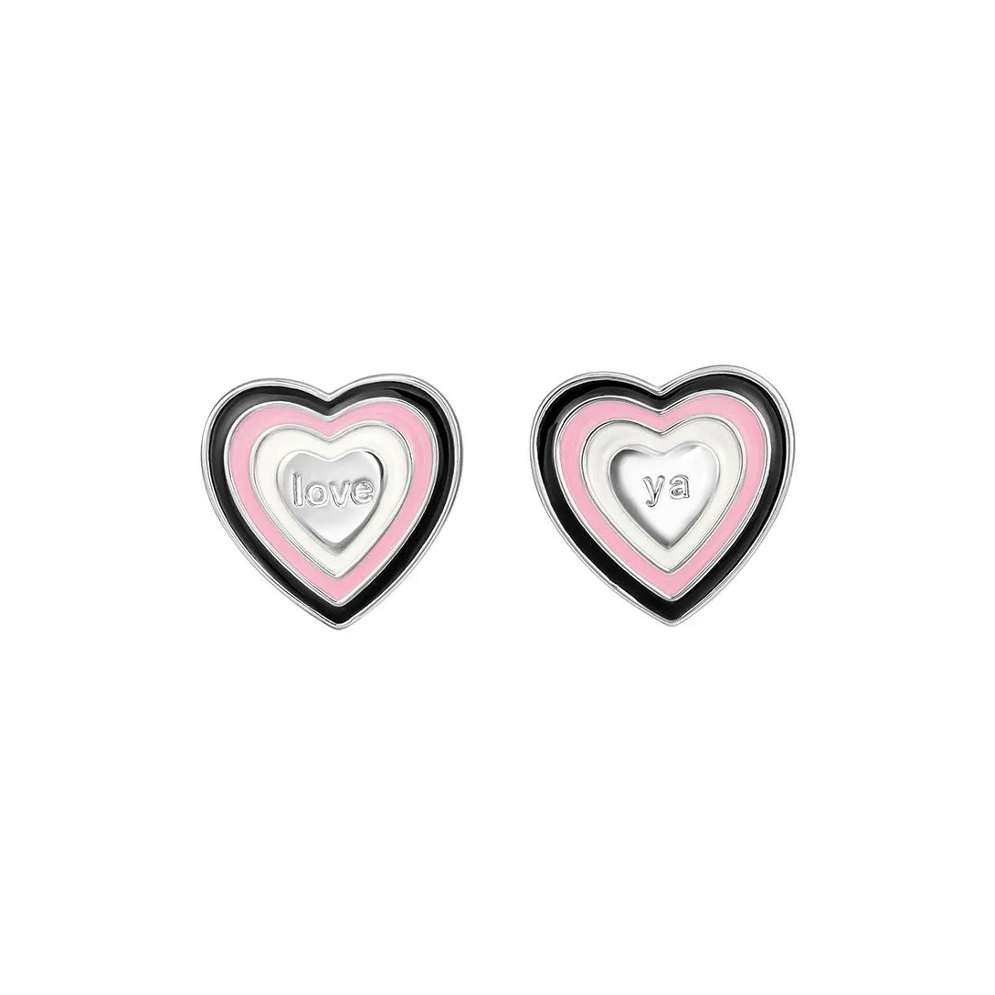 AHLOOPS 18K Gold Plated Copper Stud Earrings Unisex