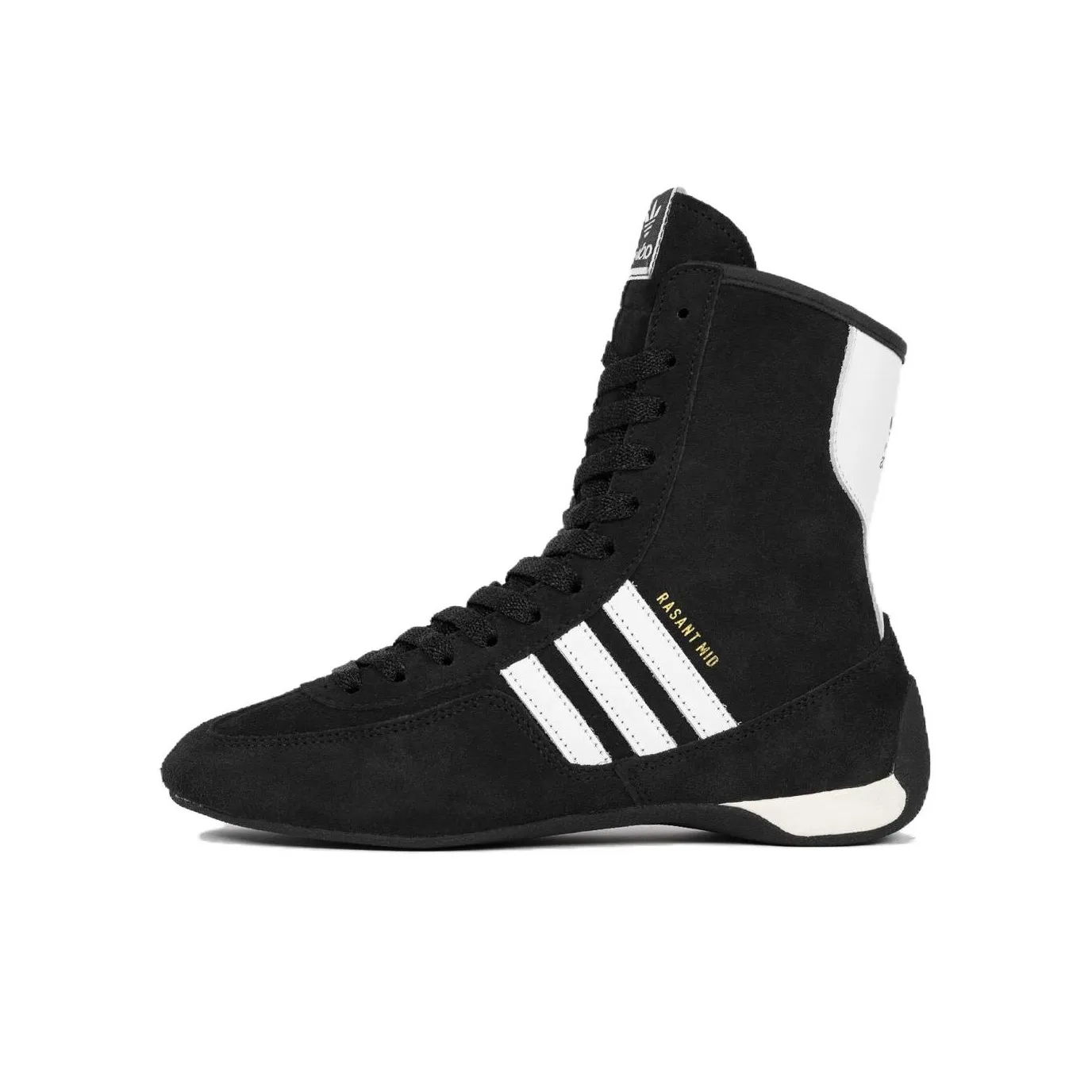 Adidas Originals RASANT Slip Resistant Abrasion Resistant MID Топ Кроссовки для тренировок Унисекс Черный белый