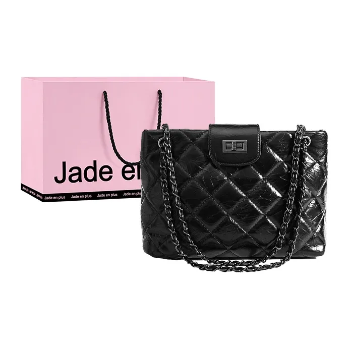 Jade En Plus PU Crossbody Bag, Shoulder Bag Women's Black/White