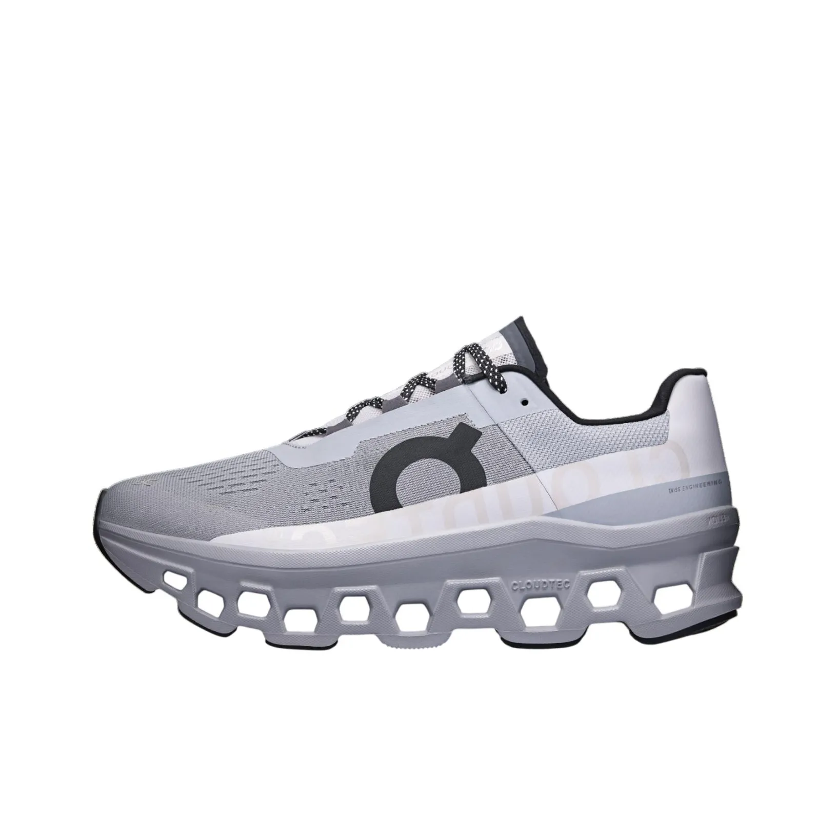 On Cloudmonster Амортизация Поддержка Низкий Топ Бег на длинные дистанции Обувь Мужская Серый