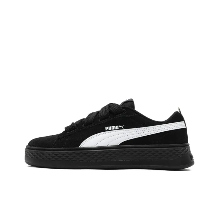PUMA Platform Low Top Skateboard Shoes Women's Black