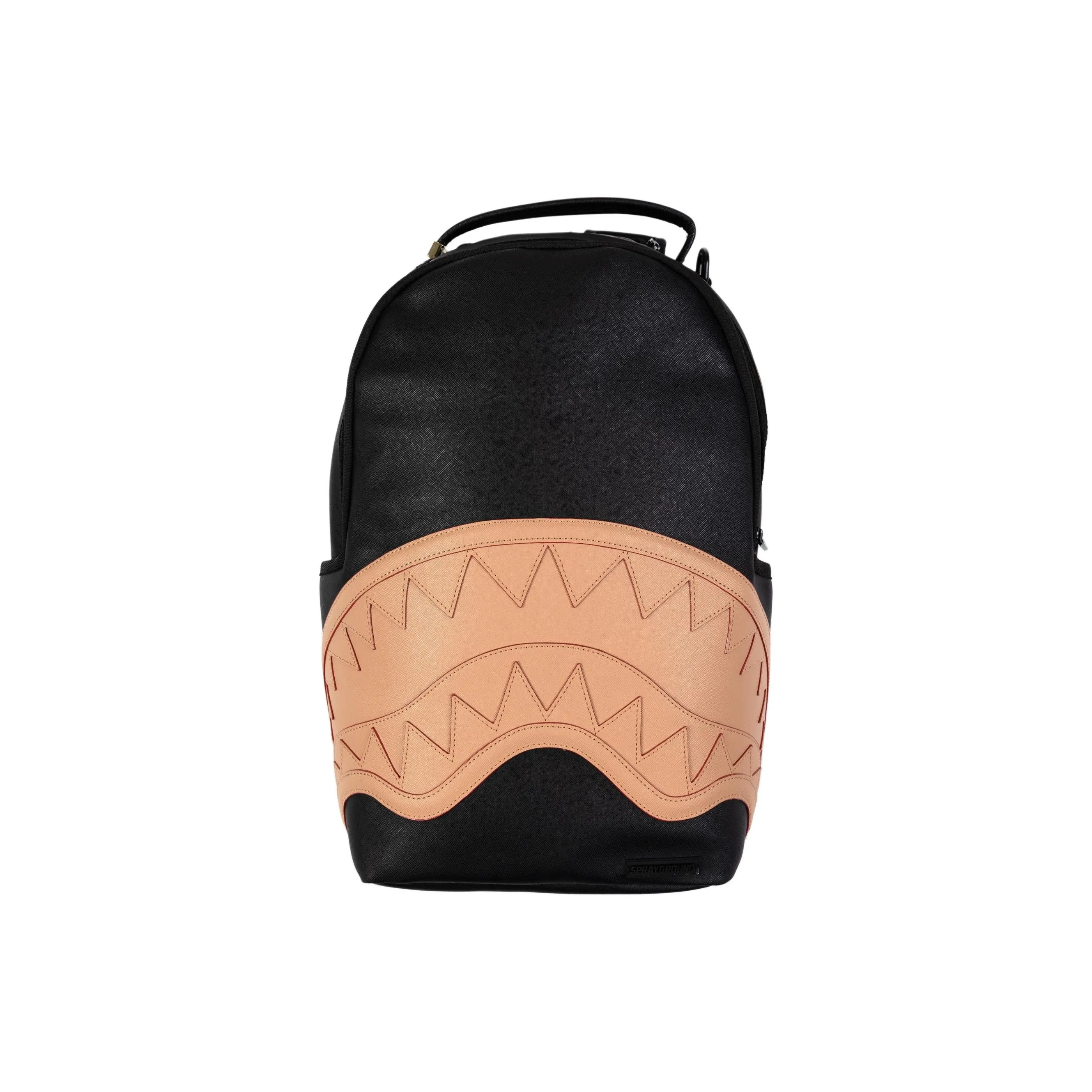 SPRAYGROUND Поливинилхлорид Рюкзак Стандартный Мужской Черный и Бежевый