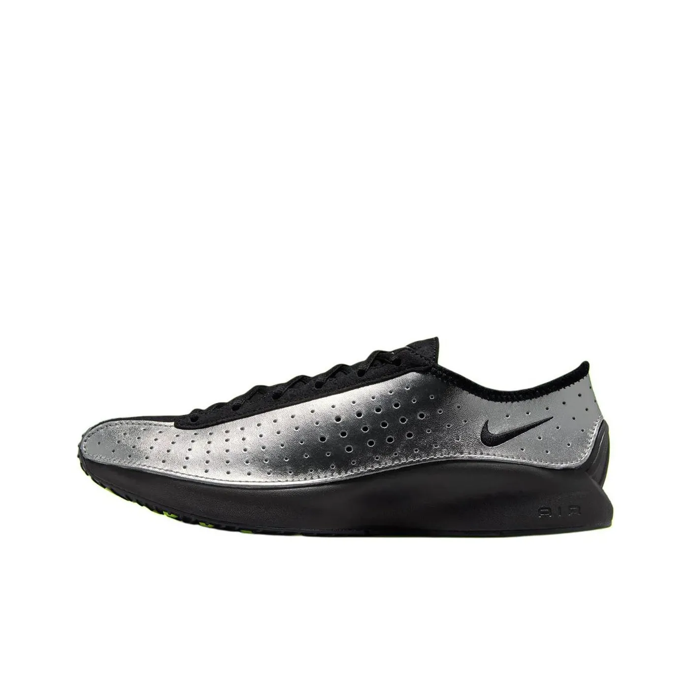 Nike Air Superfly Slip-on Устойчивый к истиранию Низкий Топ Повседневные Беговые кроссовки Женские Серебряный