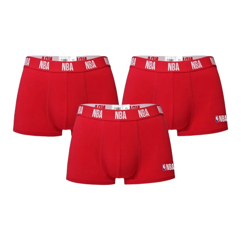 NBA Боксеры Мужские 3 упаковки красный
