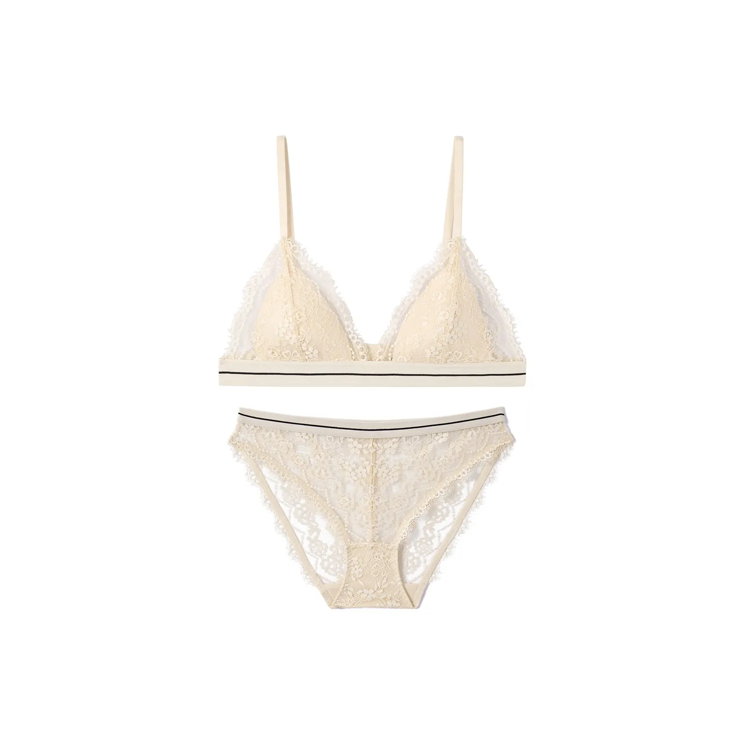 FREELASS Underwear Set Women's Mother of Pearl Color