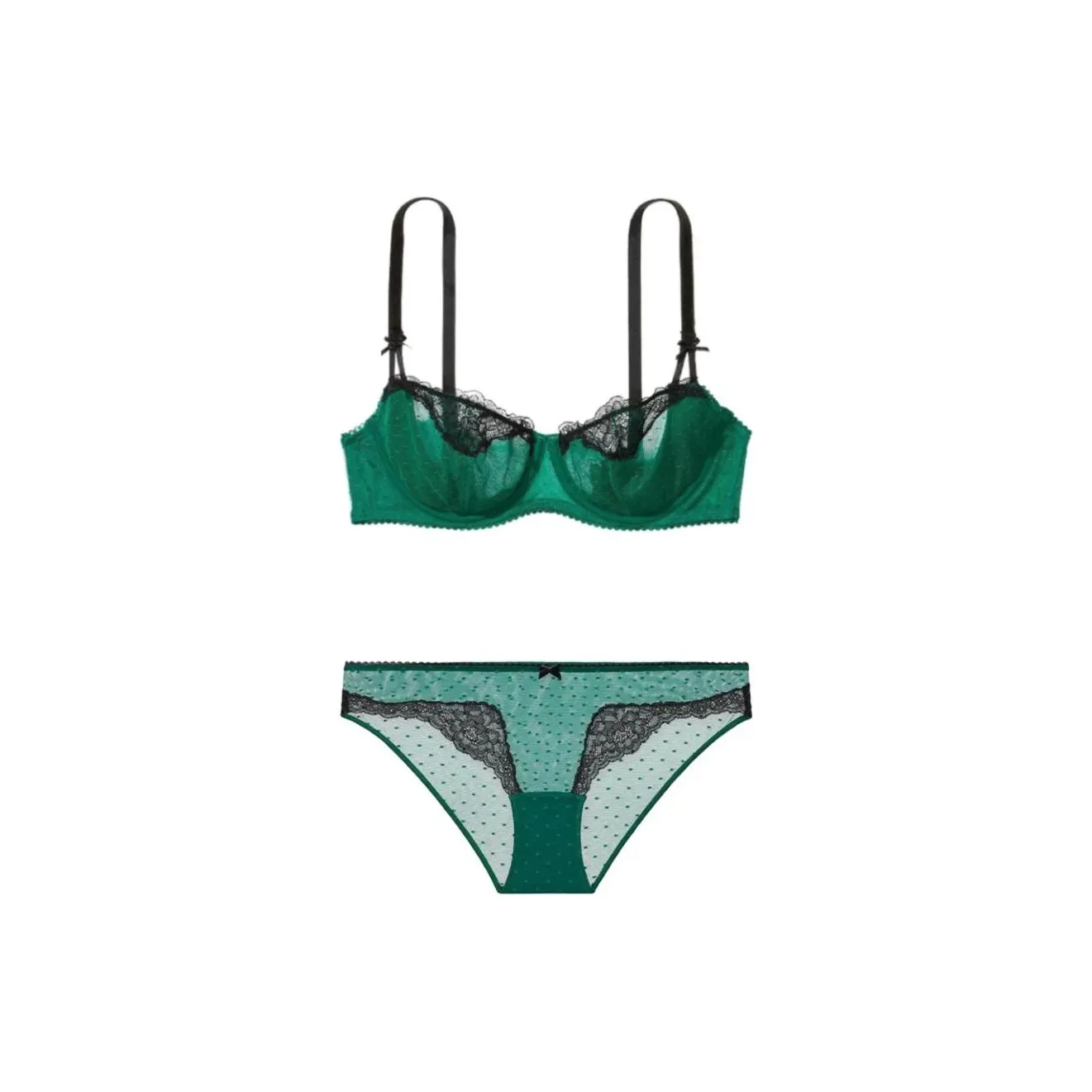 Victoria's Secret Комплект нижнего белья Женское Лесной зеленый