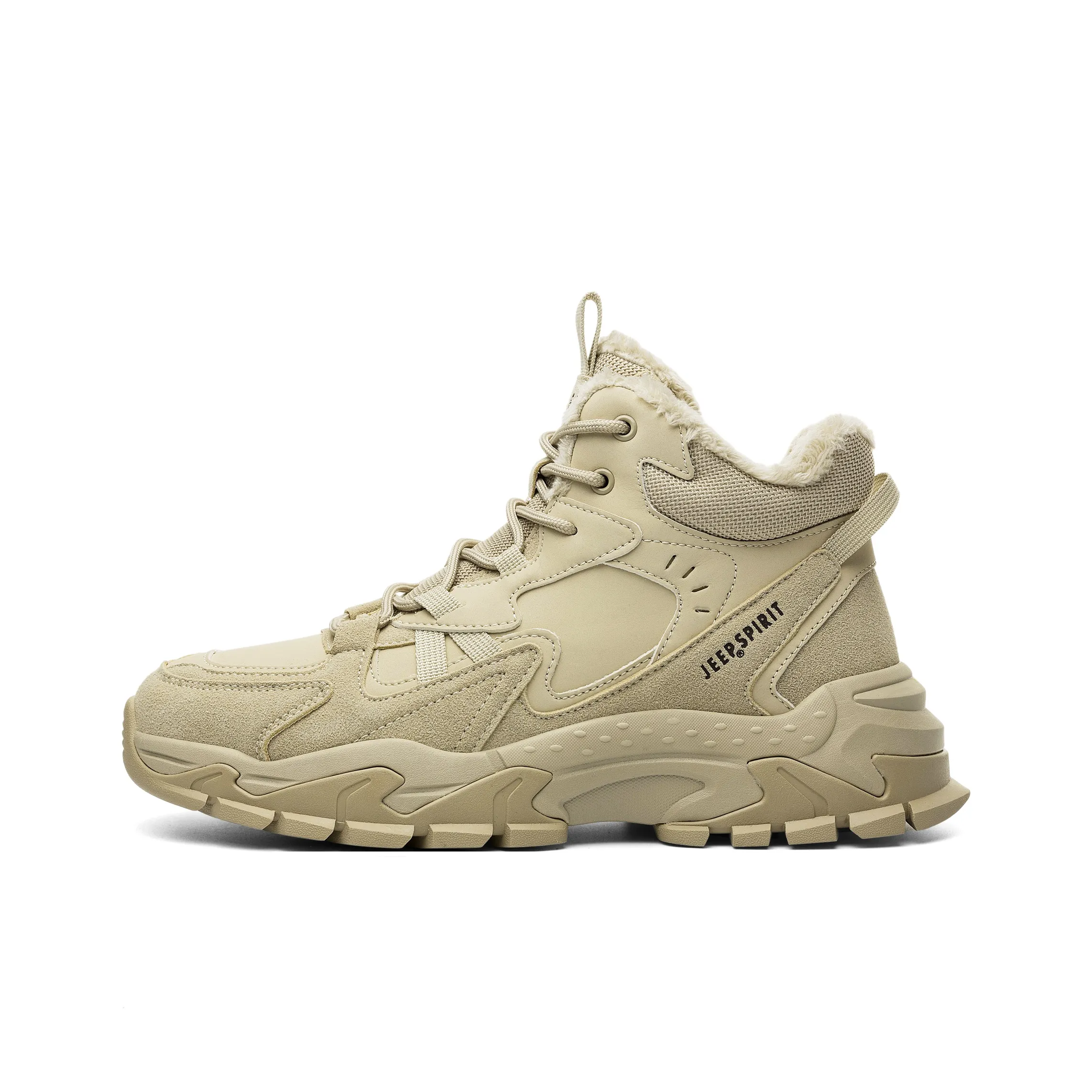 JEEP SPIRIT Short Outdoor Boots Men's Light Sandy