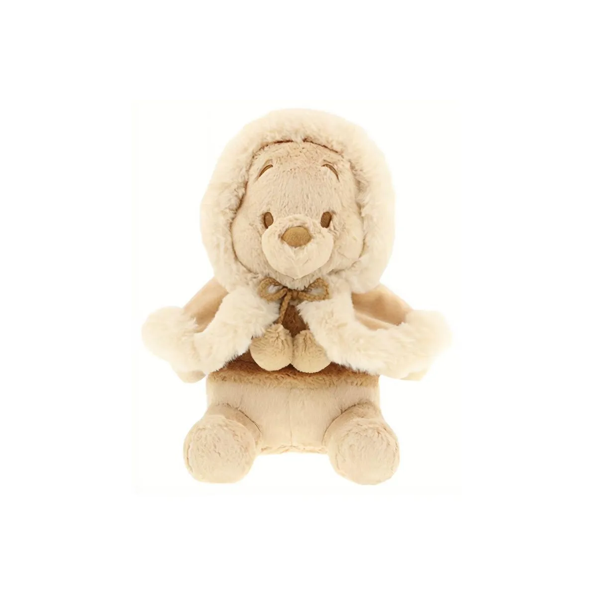 Disney Winnie The Pooh Зимний Плащ Молочно-чайный Puff Винни Хаки Куклы Плюшевая кукла 28 см Высокий Tokyo Disney