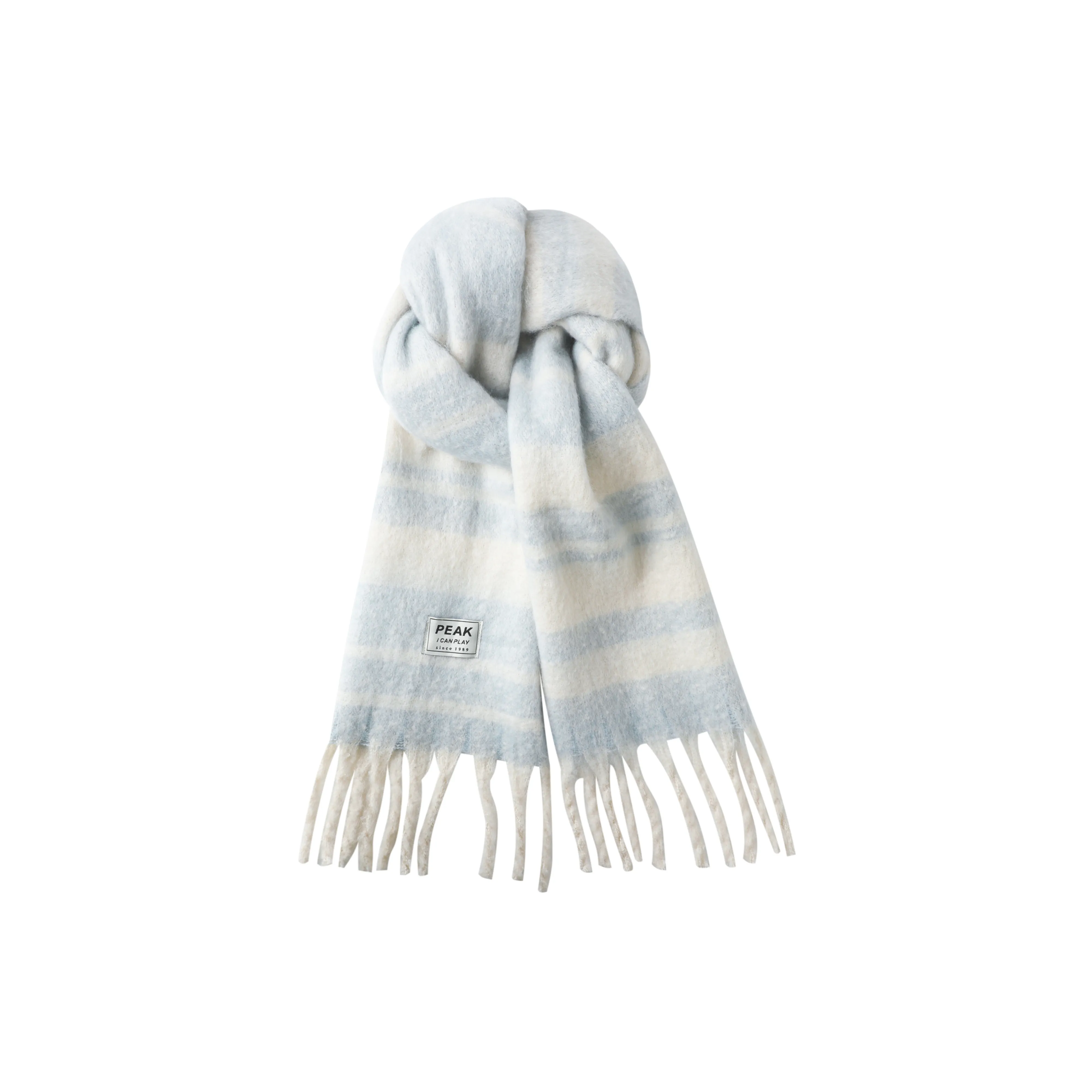 PEAK Snow Faux Cashmere Knit Scarves Unisex