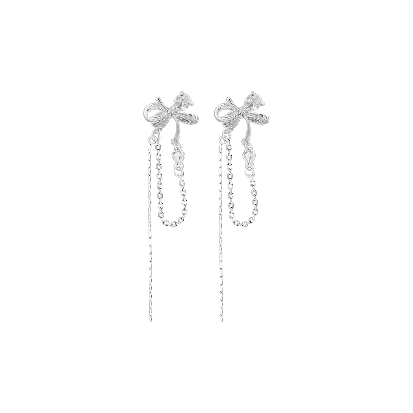 KING OF BLING Сплав с цирконием Нижняя заколка Серьги On Женские Удачи