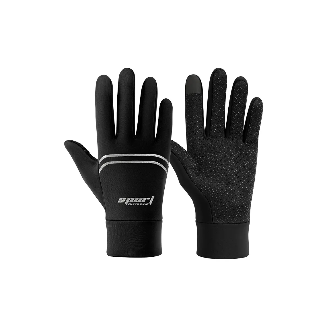 NANJIREN Тонкий флис теплые перчатки мужские