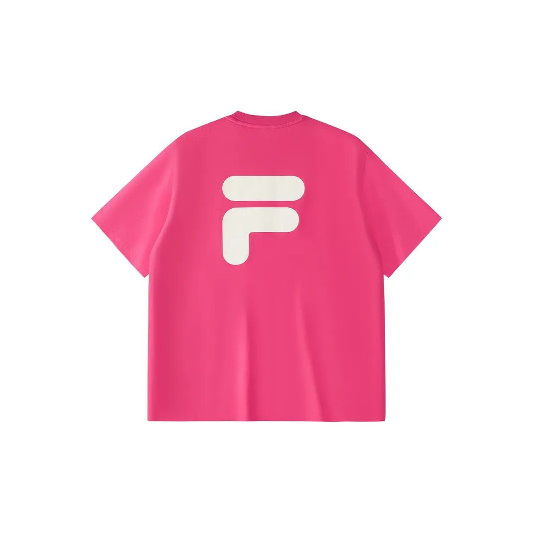 FILA FUSION FOB T Shirts Unisex Cherry Red