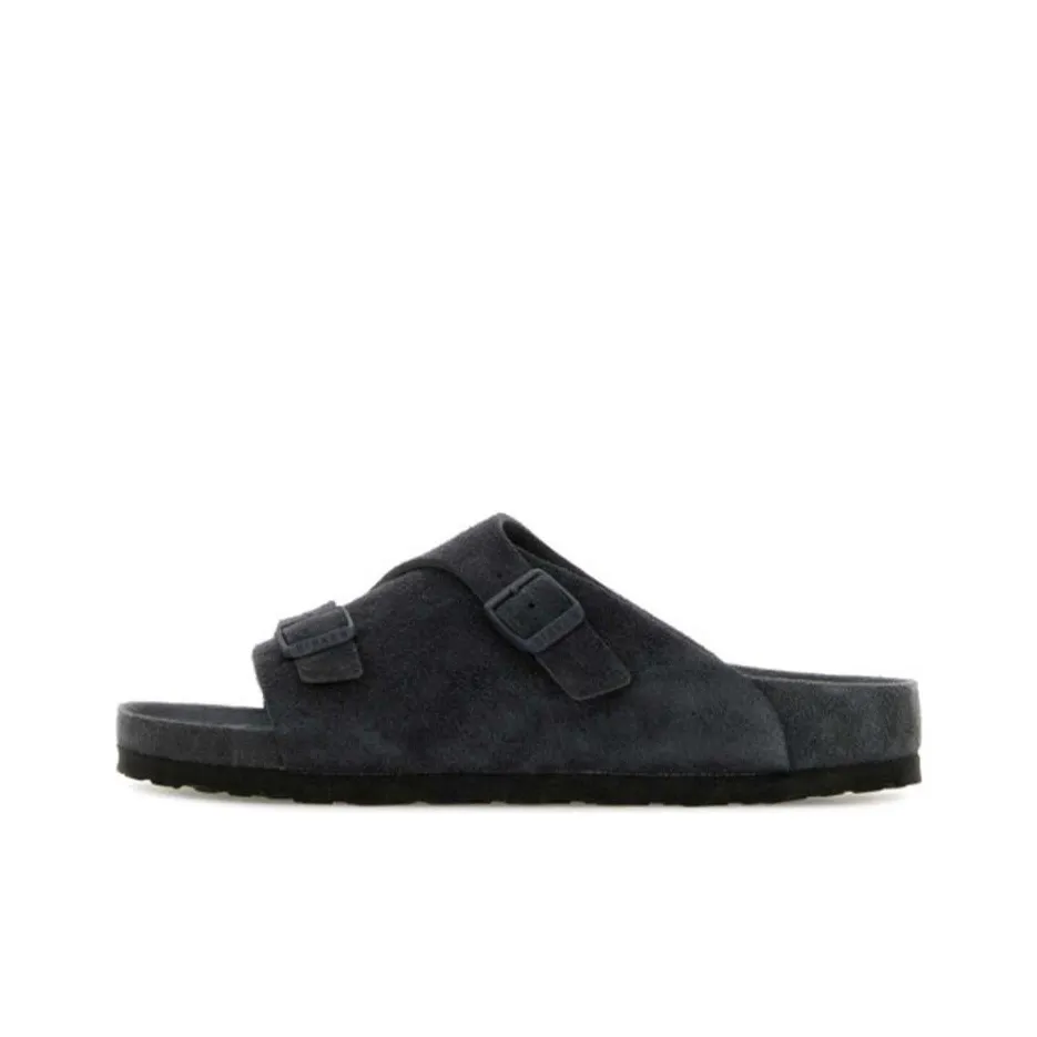 Birkenstock Slip-resistant Slippers Unisex Black Биркенсток Слипоны с противоскользящим эффектом Унисекс Черный