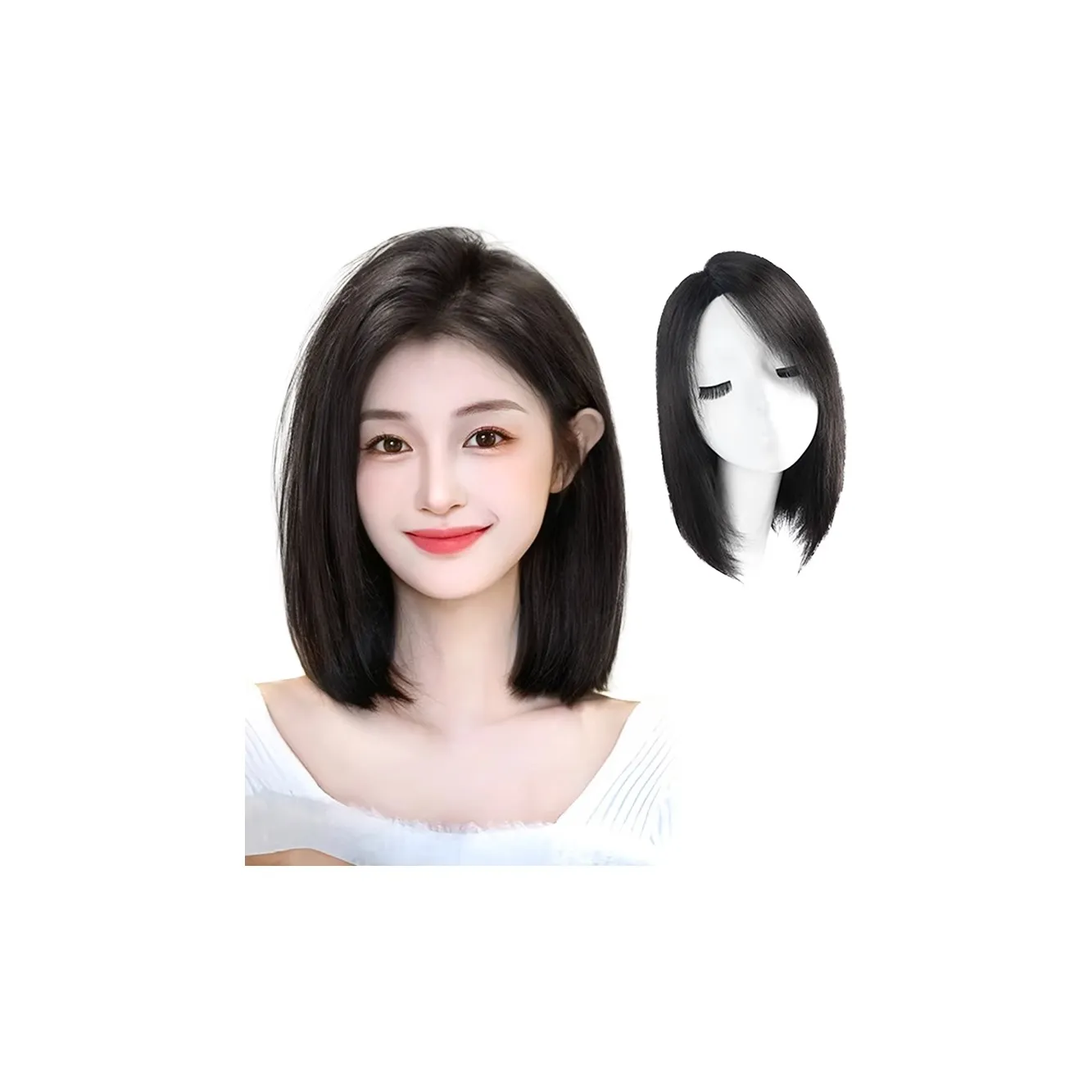 TIANKONGSHU Фронтальный Кружево с Нет Комбинированные Парики