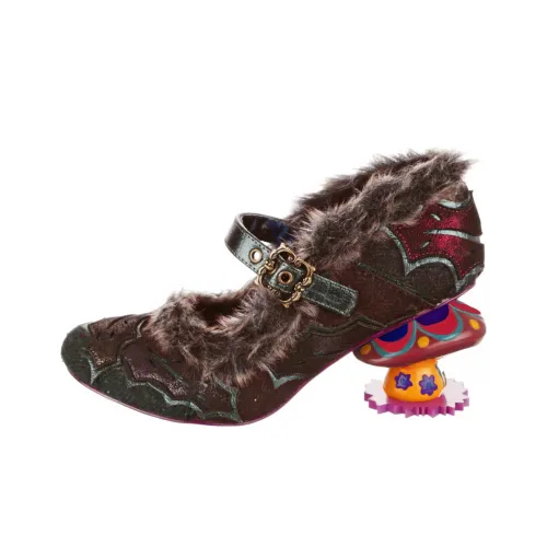 IRREGULAR CHOICE Туфли Мэри Джейн Коричневые Женские