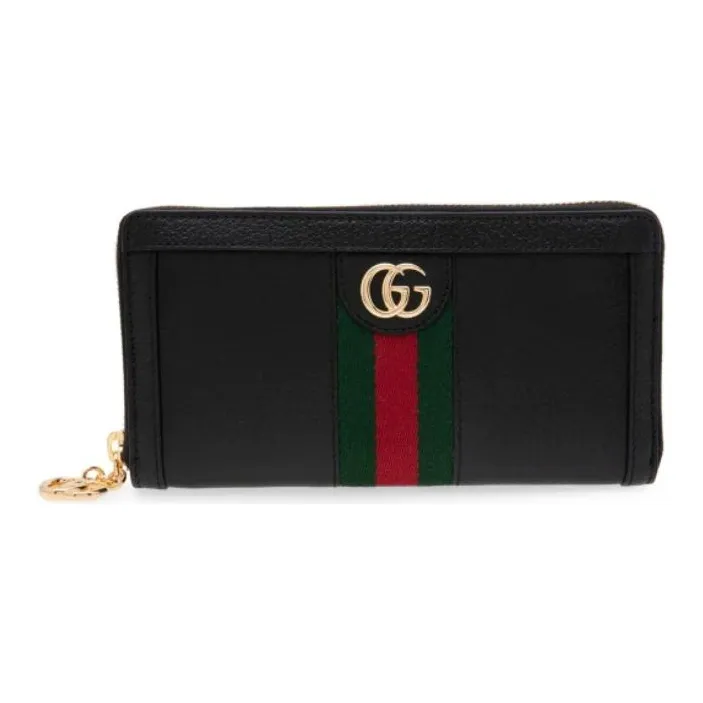 GUCCI Ophidia Кожа Кошелек Женские Черный
