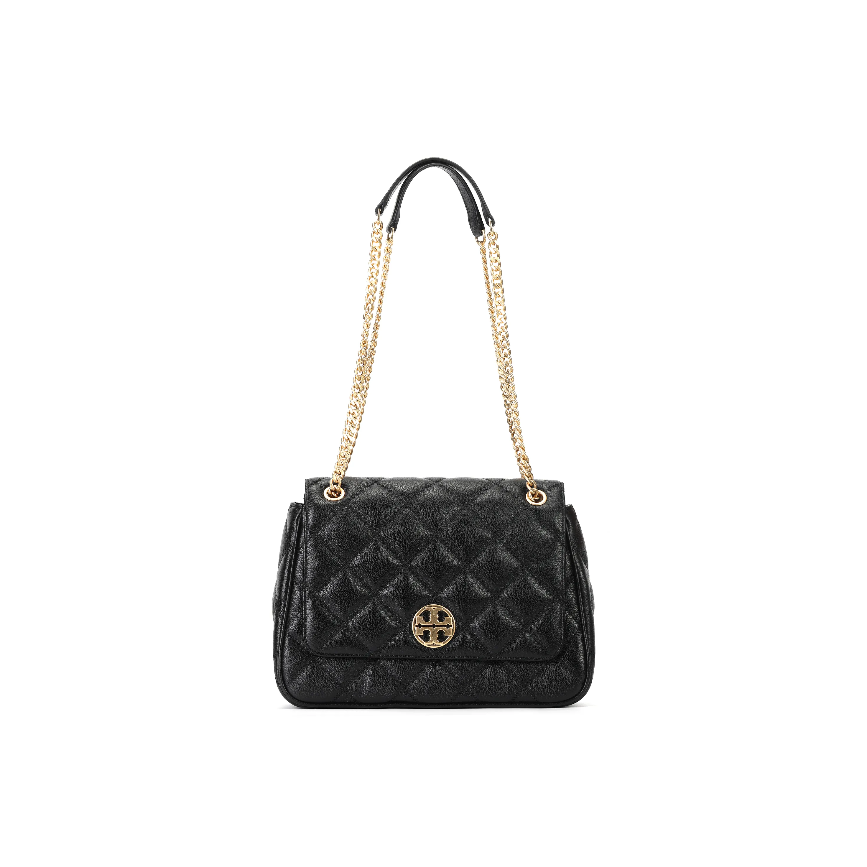 TORY BURCH Cow Leather Shoulder Bag Women's Black