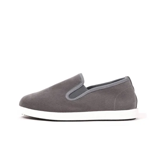 Old Meihua Мужские повседневные туфли Low Top Серые Мужские
