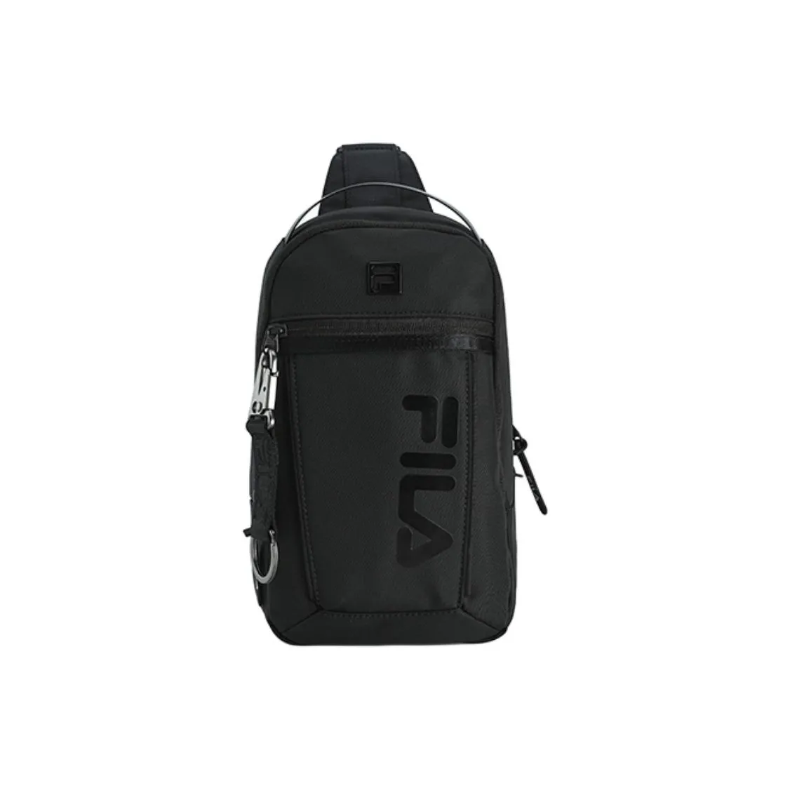 FILA Fitness Series Fabric Portable One Shoulder Crossbody Bag Sling Bag Mini Men's Black