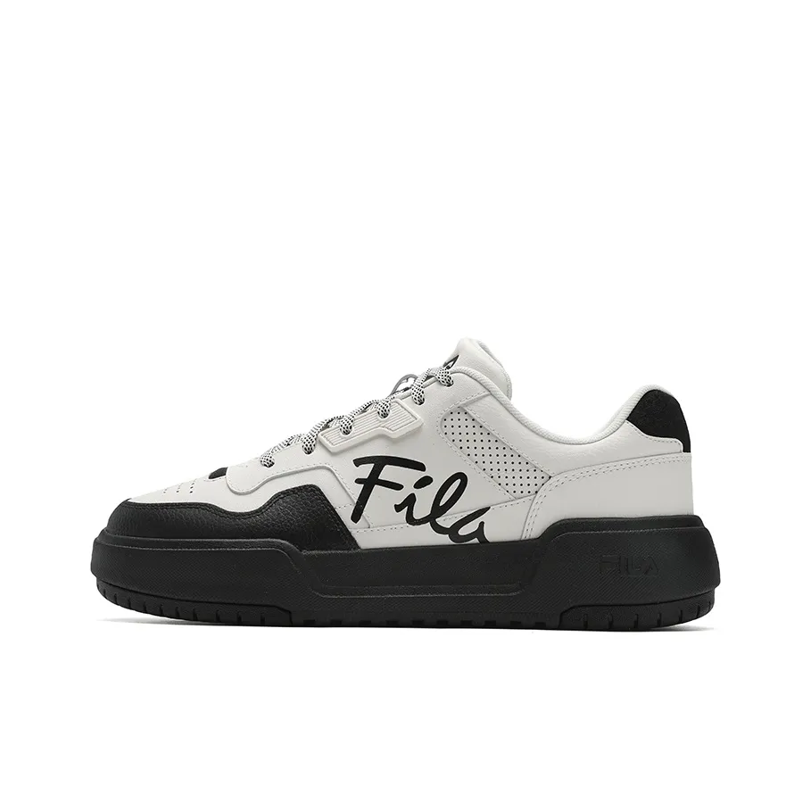 FILA CAMPUS Low Top Skateboard Shoes Women's Black White