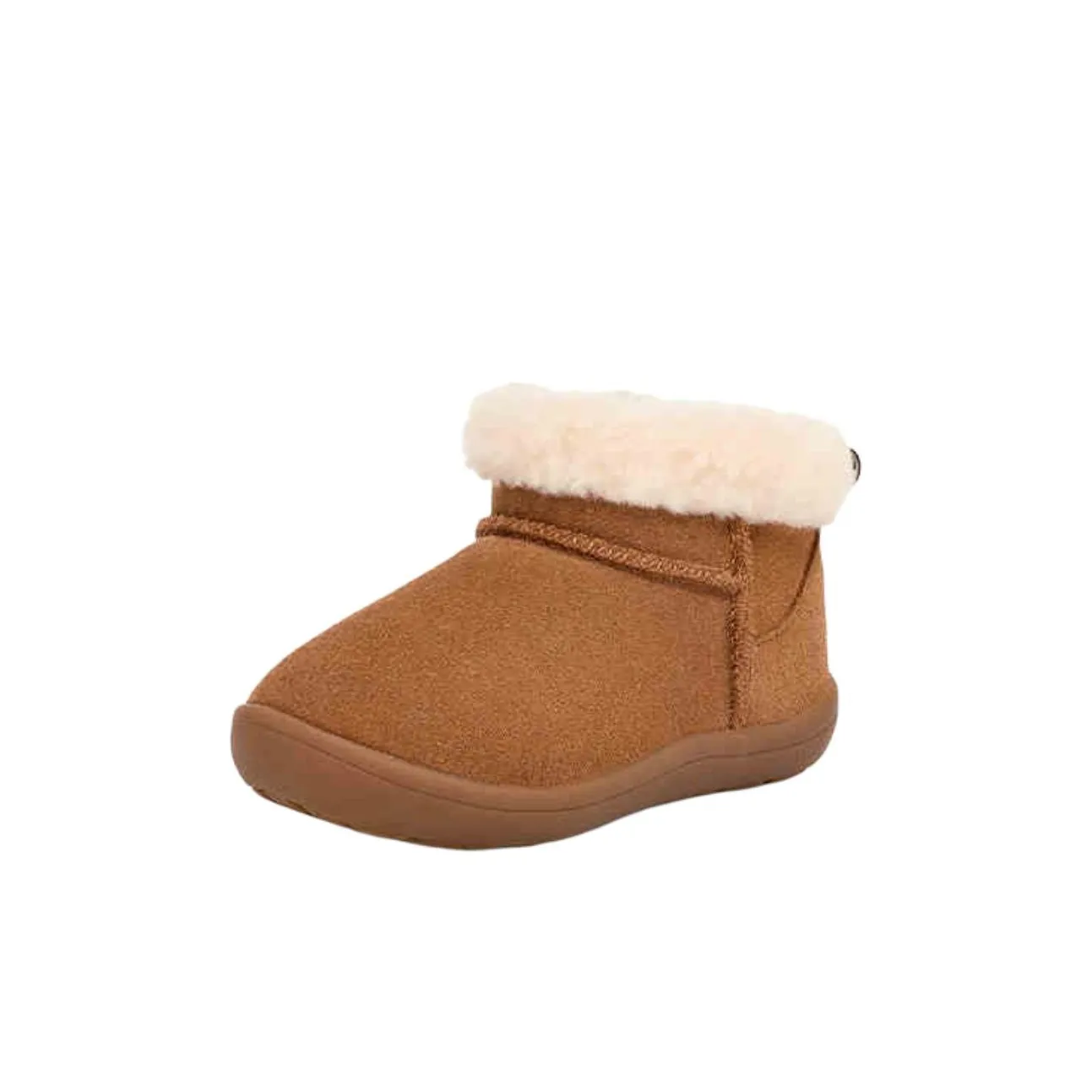 UGG противоскользящие анти-KICK детские ботинки каштанового цвета для детей 3-7 лет