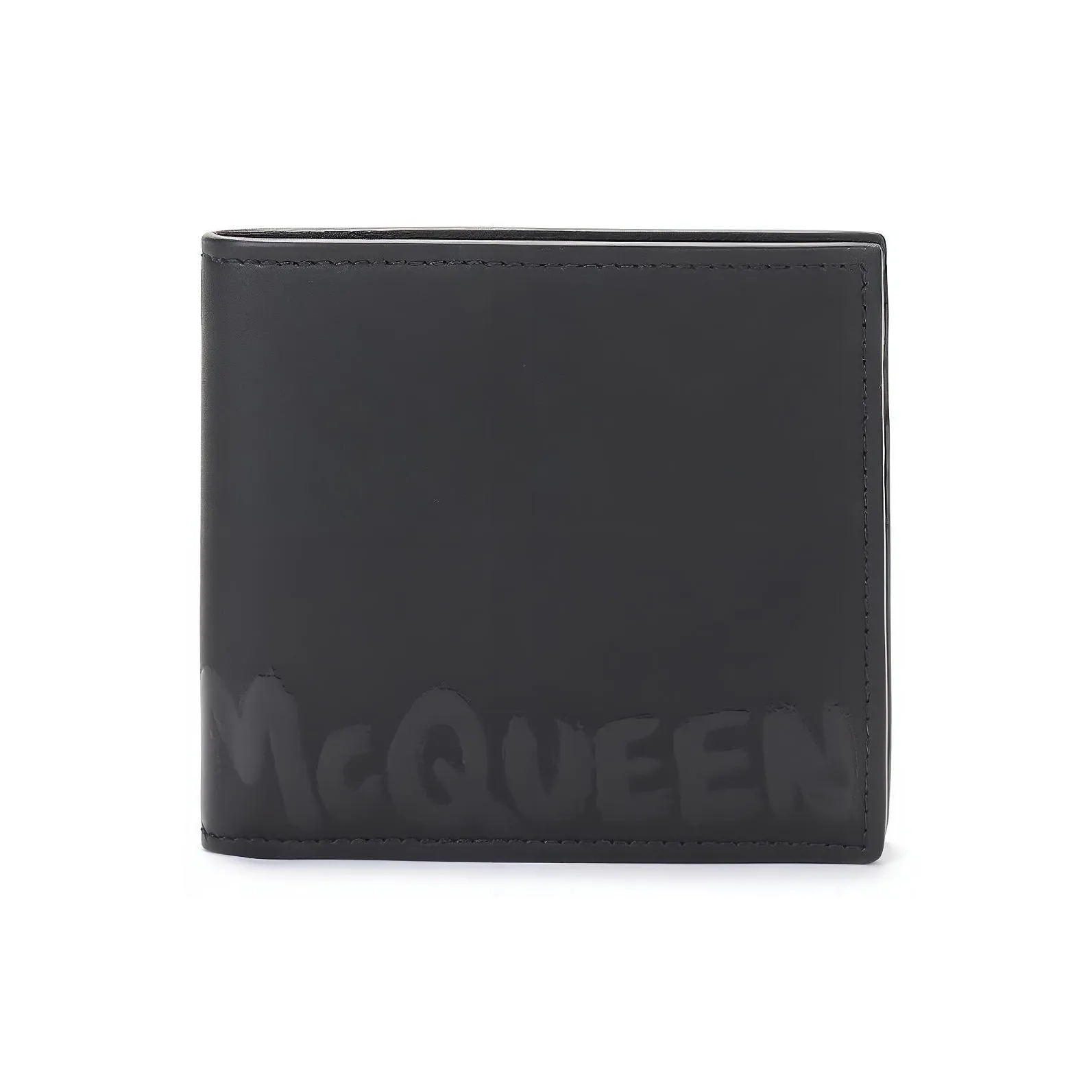 Alexander McQueen Leather Wallet Men's Black