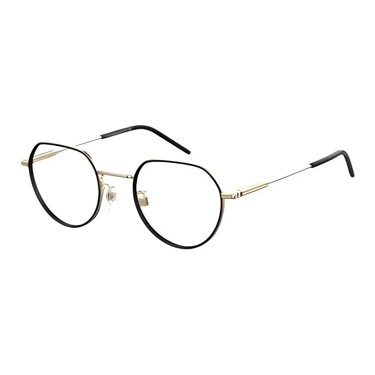 Tommy Hilfiger Нерегулярная форма Оправы для очков Унисекс Черный Золото