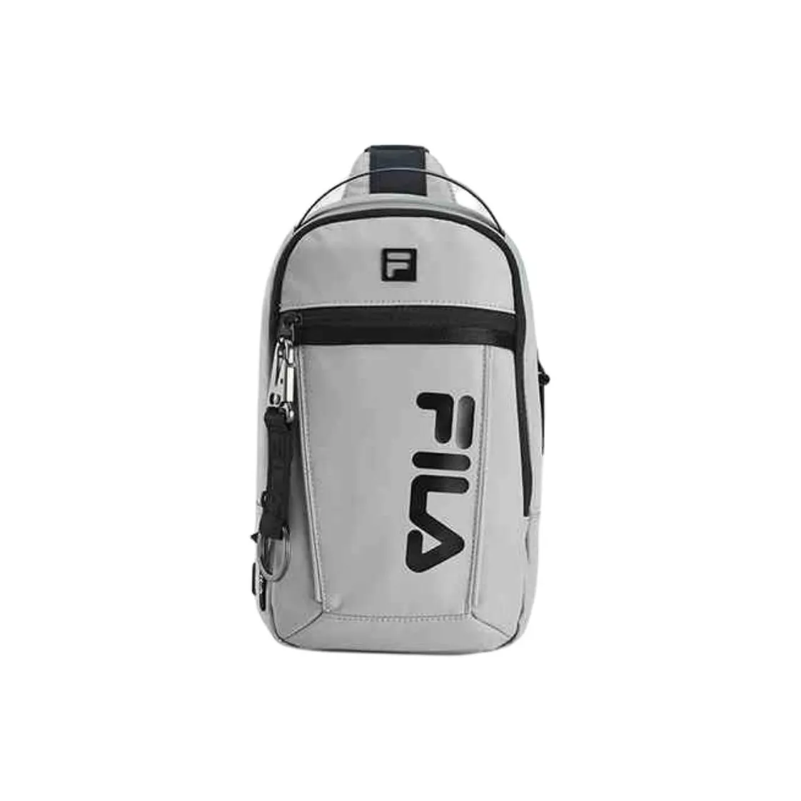 FILA Fitness Series Ткань Портативная Сумка через плечо Одно плечо Sling Мини Унисекс Туманный дождь Серый