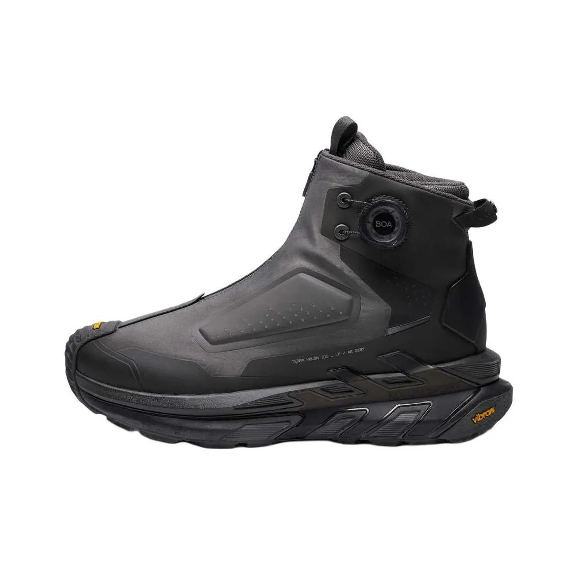 HAMCUS x KOLON SPORT MOVE ALPHA Anti Slip Wear Resistant Mid Top Hiking Shoes Unisex Black
