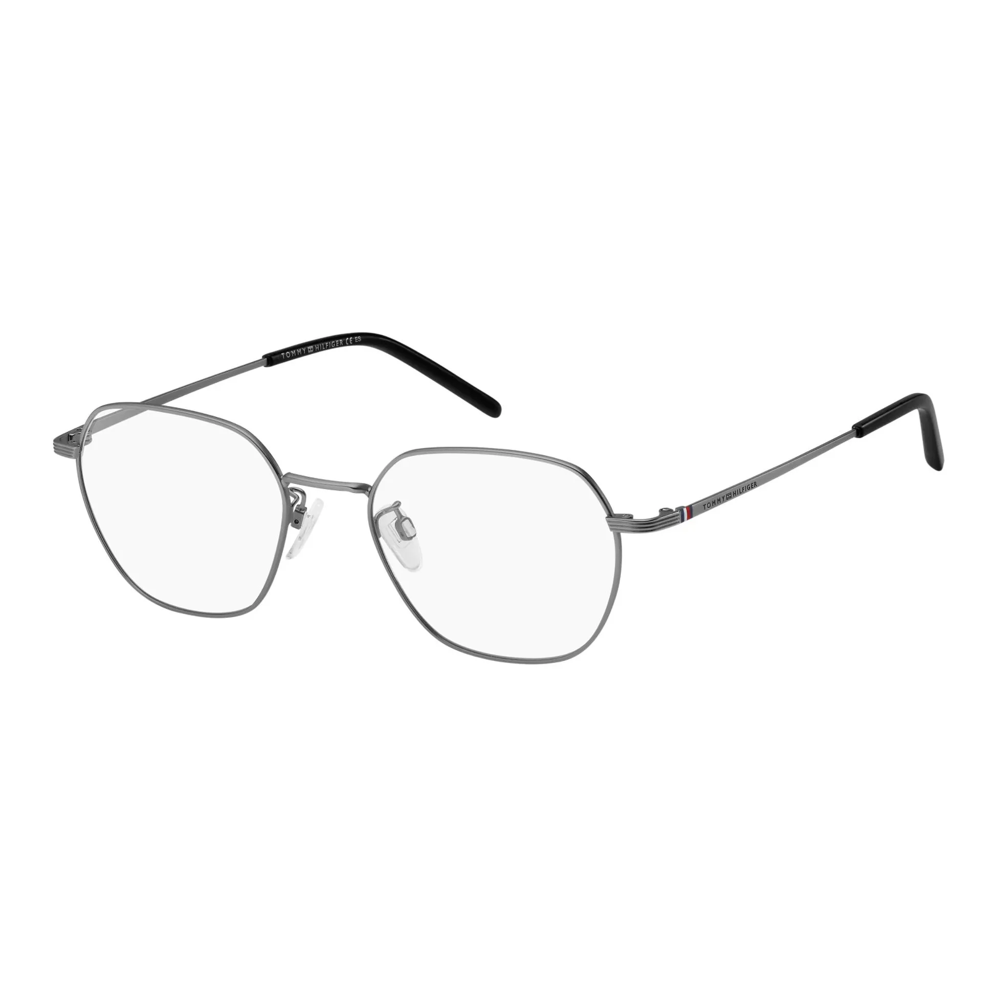 Tommy Hilfiger Квадратные Оправы для Очков Унисекс Серого цвета