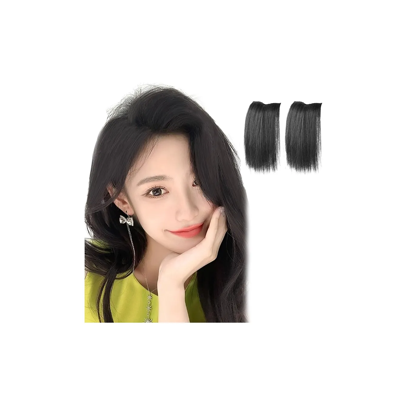 TIANKONGSHU Натуральный Волосы Перука Волосы Расчески