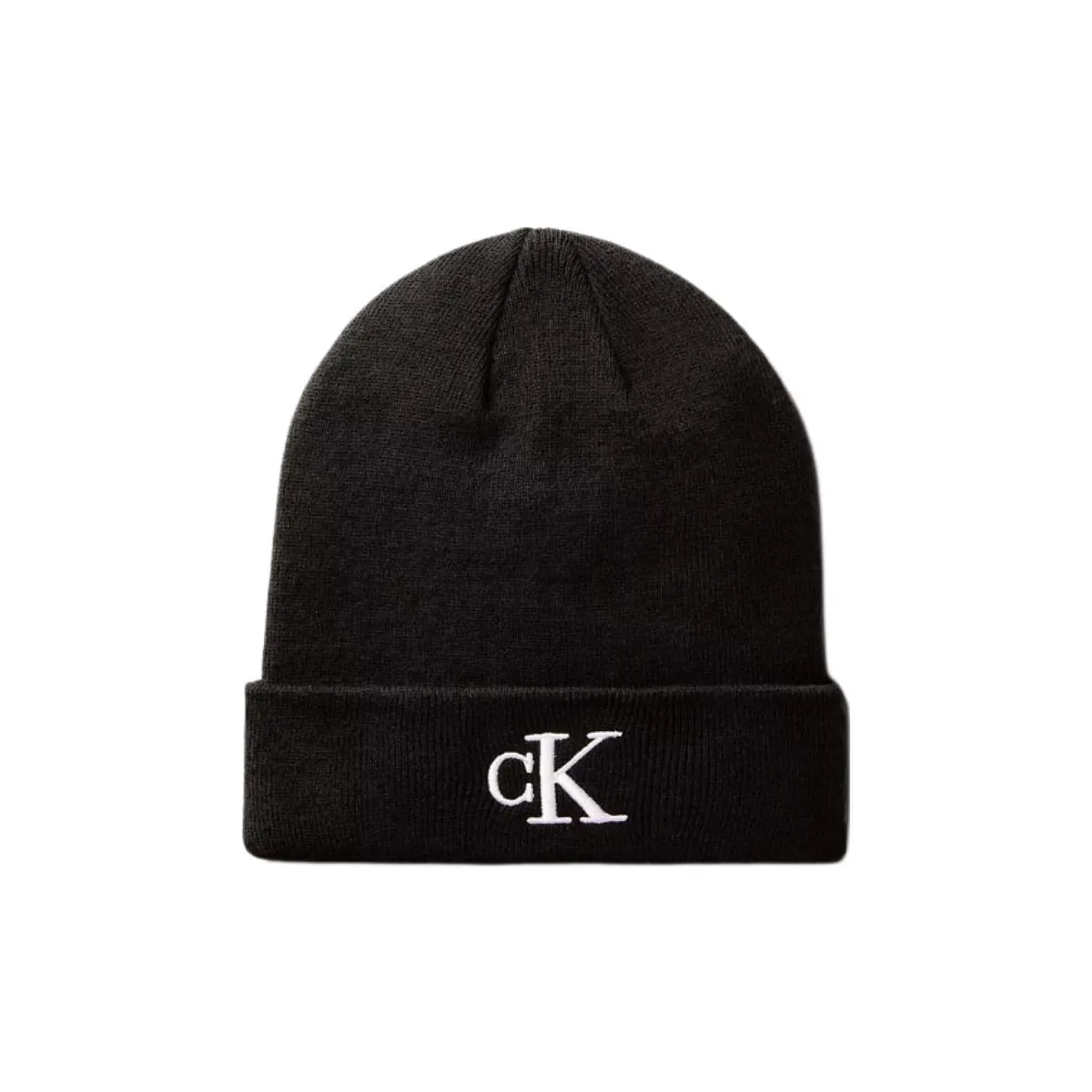 CALVIN KLEIN Acrylic Beanies Men's Black