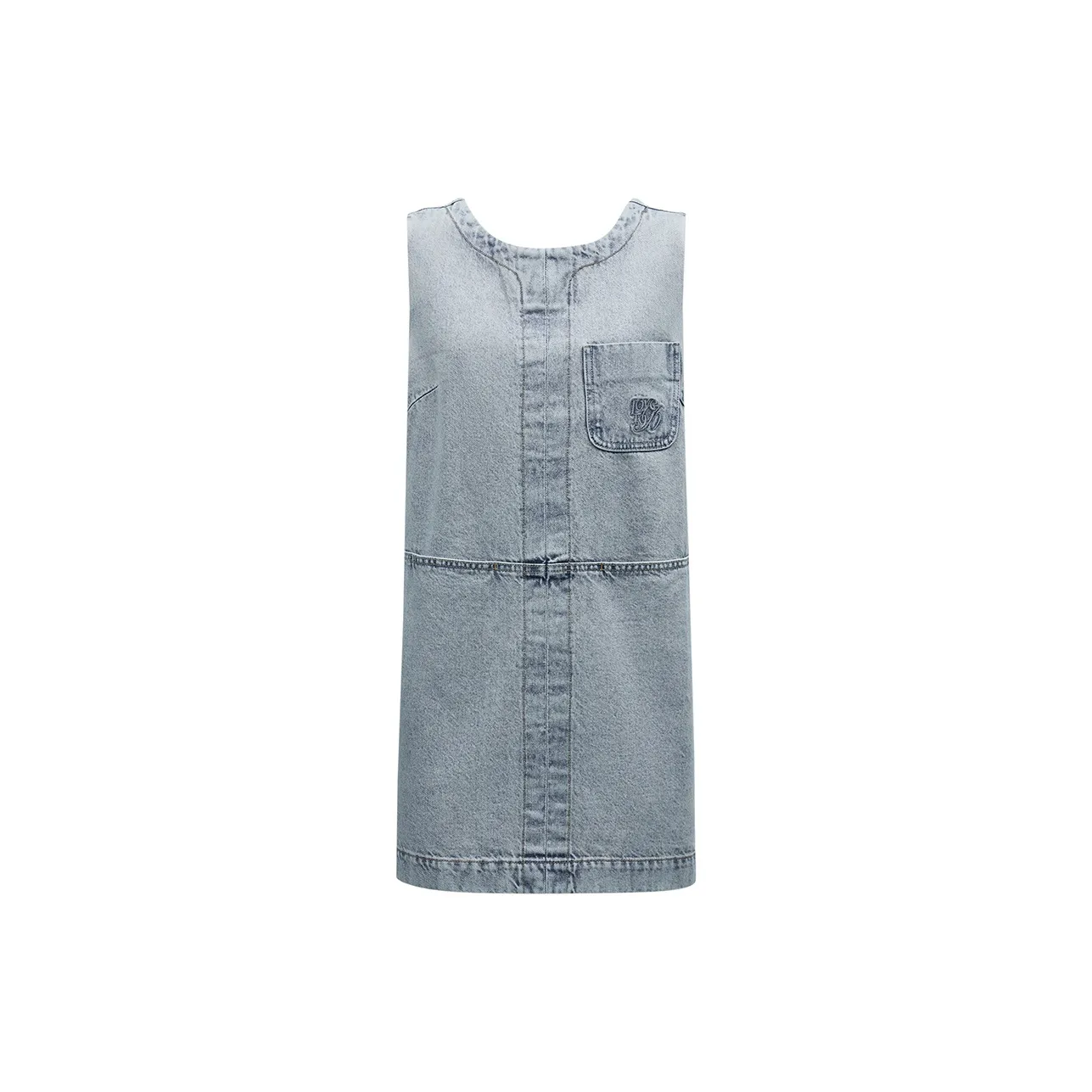ONLY Sleeveless Dresses Women's J33 350 Washed Denim Blue