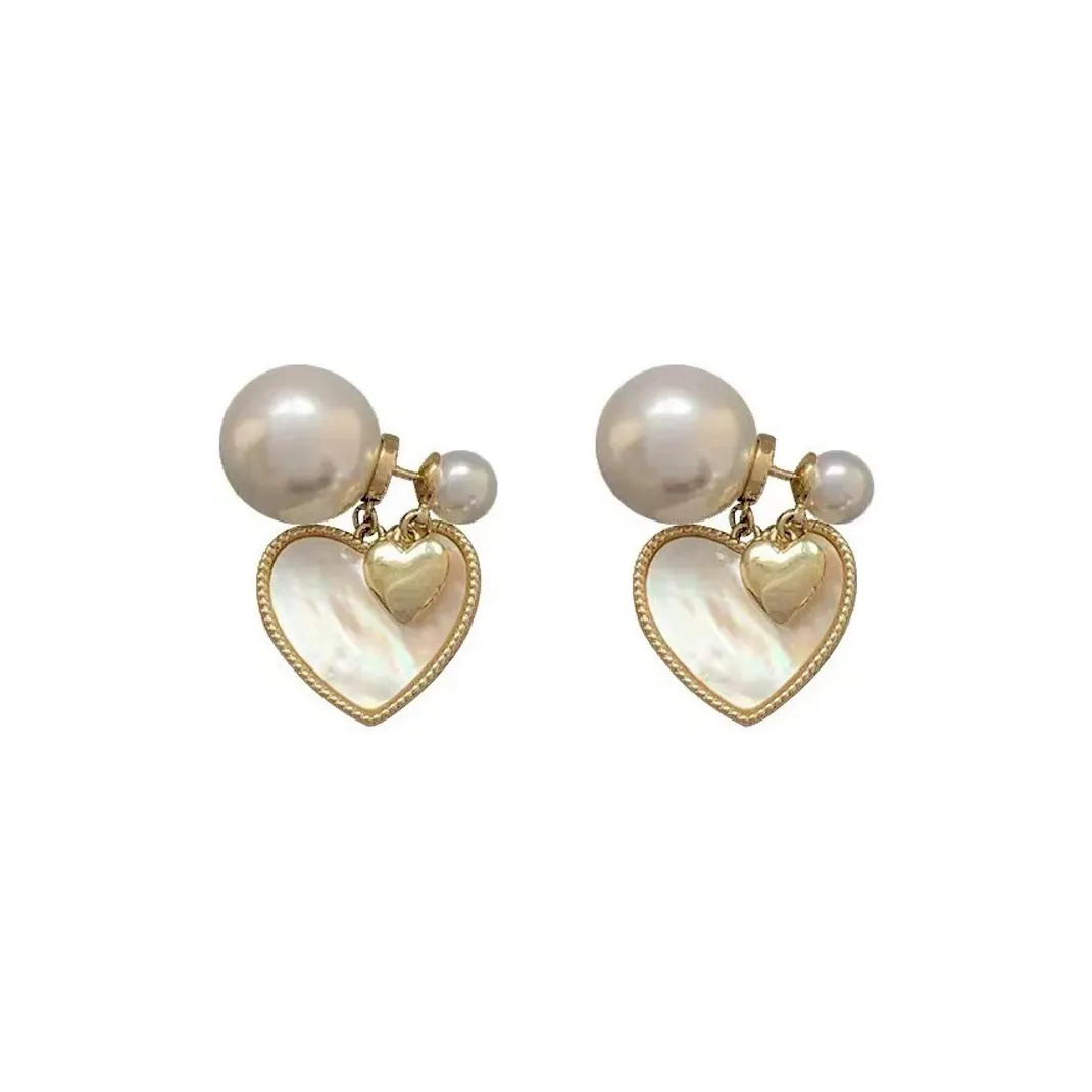 Zhongzang Copper Plated With Real Gold Earrings Women's