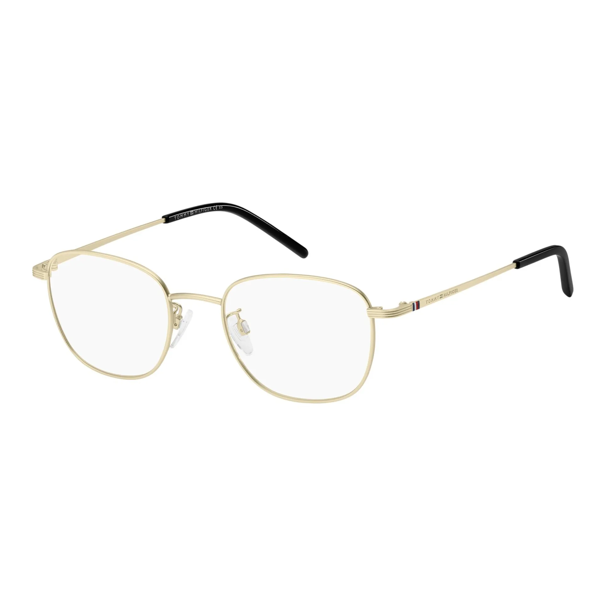Tommy Hilfiger Квадратные Оправы для Очков Унисекс Золотые