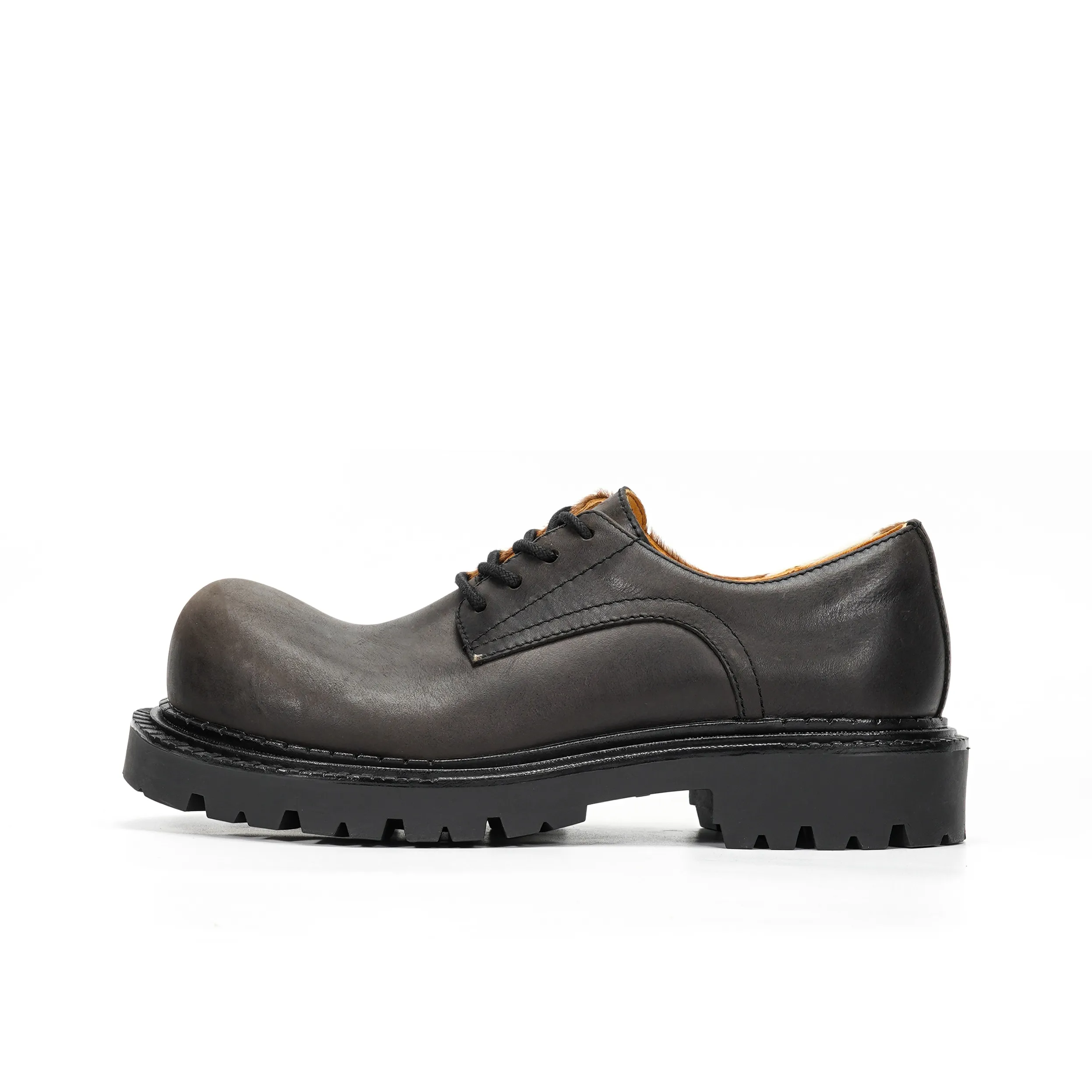 CROOKED CARD Anti Slip And Wear Resistant Height Increasing Low Top Casual Shoes Unisex Umber